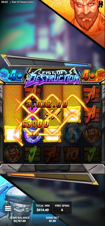 Tours gratuits du casino Fist of Destruction