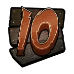 Ten playing card symbol
